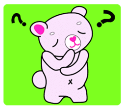 Couple of the cute bear sticker #12424058