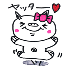 lovely bu-chan with bo-kun part2. sticker #12424316