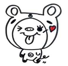 lovely bu-chan with bo-kun part2. sticker #12424335