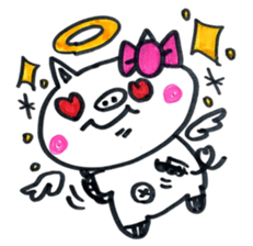 lovely bu-chan with bo-kun part2. sticker #12424339