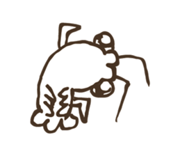 Large Shrimpy Sticker sticker #12424386