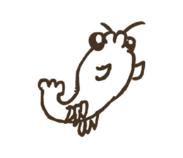 Large Shrimpy Sticker sticker #12424391