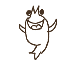 Large Shrimpy Sticker sticker #12424393