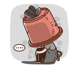 flower shop girl sticker #12424531