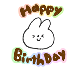 Rabbit ear is closer sticker #12425027