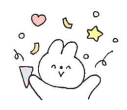 Rabbit ear is closer sticker #12425028