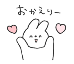 Rabbit ear is closer2 sticker #12425601