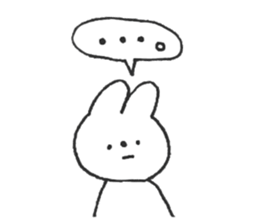 Rabbit ear is closer2 sticker #12425624