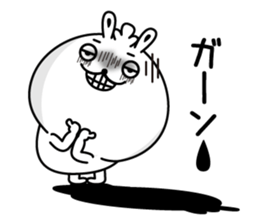 Rabbit to appropriately reply sticker #12426312