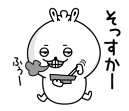 Rabbit to appropriately reply sticker #12426321