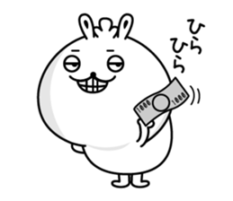 Rabbit to appropriately reply sticker #12426332