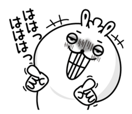 Rabbit to appropriately reply sticker #12426341