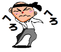 headbig longuface salaryman sticker #12427026