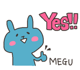 MEGU chan 4 sticker #12427136