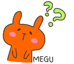 MEGU chan 4 sticker #12427138