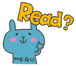 MEGU chan 4 sticker #12427144