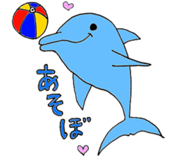 Lovely sea creatures sticker #12427769