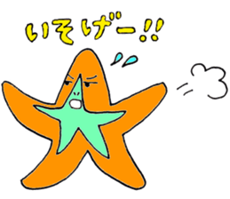 Lovely sea creatures sticker #12427774