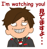 cool attendant 2 sticker #12428071