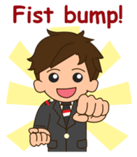 cool attendant 2 sticker #12428078