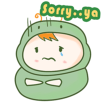 Ulat ijo sticker #12428248