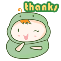 Ulat ijo sticker #12428264