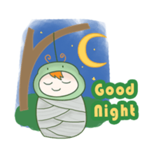 Ulat ijo sticker #12428270