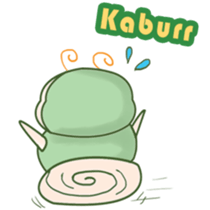 Ulat ijo sticker #12428283