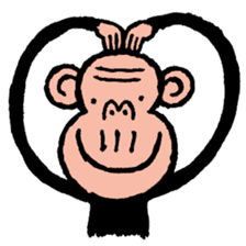 Stamp Monkey 2 sticker #12428416