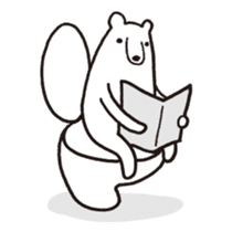 Polar bear of loose character -second- sticker #12428798
