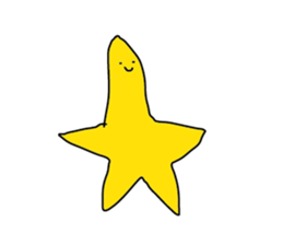Yellow Star Man sticker #12428969