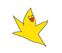 Yellow Star Man sticker #12428971