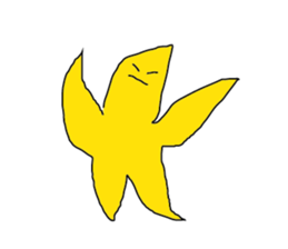 Yellow Star Man sticker #12428986