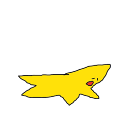 Yellow Star Man sticker #12428996