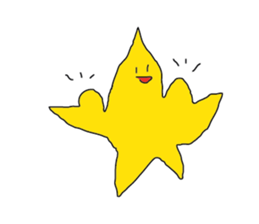 Yellow Star Man sticker #12429003