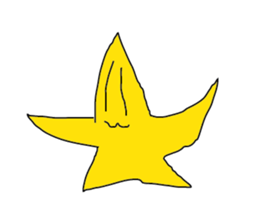 Yellow Star Man sticker #12429004