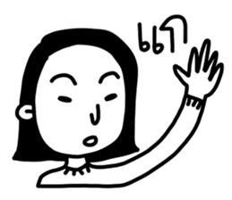 DOODLE GIRL FRIEND sticker #12429126