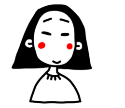 DOODLE GIRL FRIEND sticker #12429145