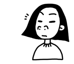DOODLE GIRL FRIEND sticker #12429154