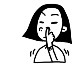 DOODLE GIRL FRIEND sticker #12429155