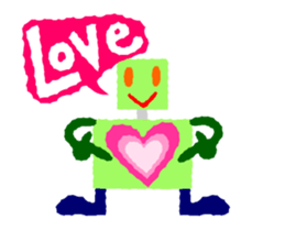 Cute and simple animation sticker #12429407