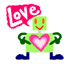 Cute and simple animation sticker #12429407