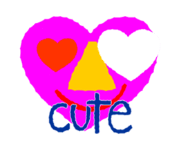 Cute and simple animation sticker #12429411