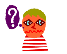 Cute and simple animation sticker #12429413