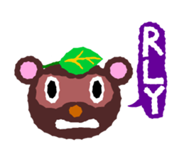 Cute and simple animation sticker #12429417