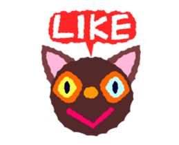 Cute and simple animation sticker #12429419