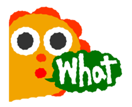 Cute and simple animation sticker #12429420