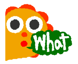 Cute and simple animation sticker #12429420