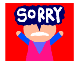 Cute and simple animation sticker #12429421