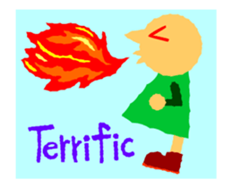 Cute and simple animation sticker #12429422